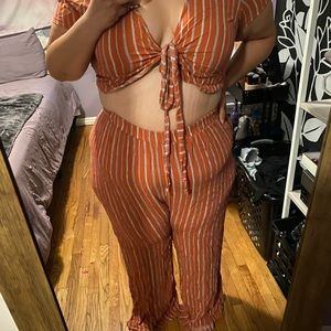 Stripped matching set